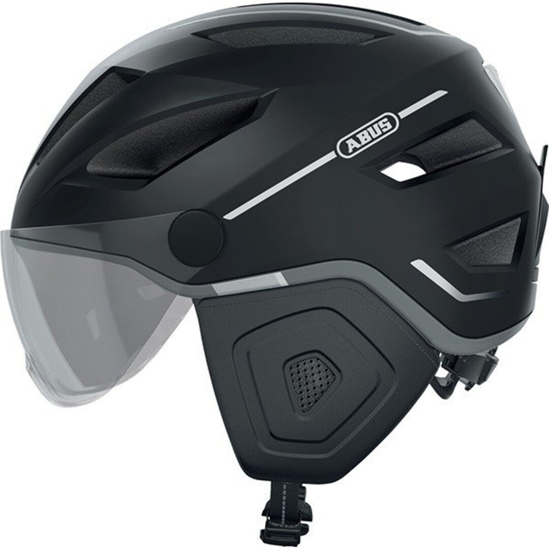 helm pedelec/snorfiets 2.0 met vizier led NTA-8776 keur urban XS-S 51/55 velvet black abus