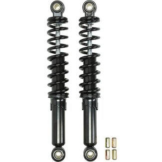 Tomos schokbrekerset cam/citta/maxi/tomos 260mm zwart fast-arrow