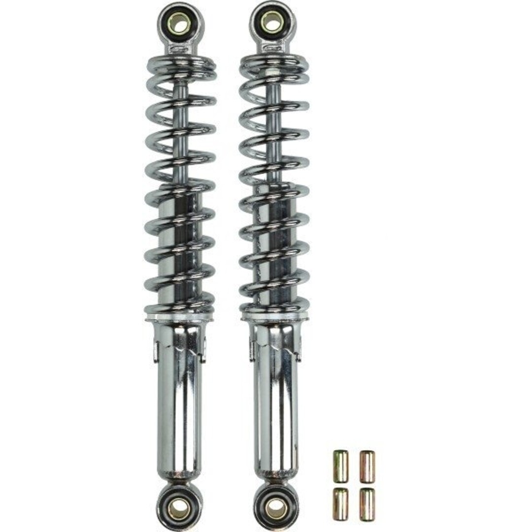 Tomos schokbrekerset cam/citta/maxi/tomos 340mm chroom fast-arrow