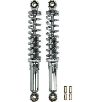 Tomos schokbrekerset cam/citta/maxi/tomos 340mm chroom fast-arrow