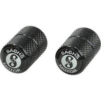 Sachs ventieldopset met zwart/wit logo sachs zwart