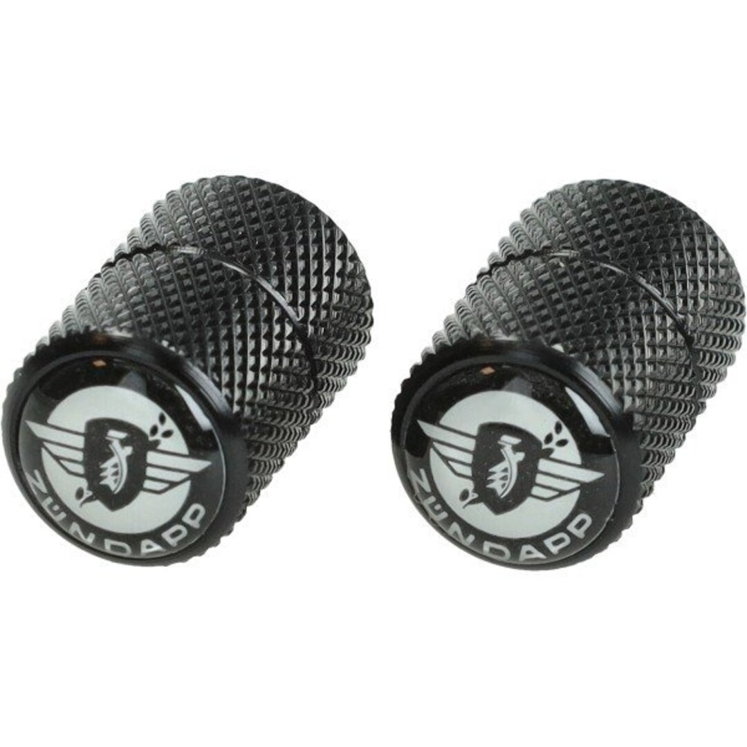 Zündapp  ventieldopset met zwart/wit logo zundapp zwart