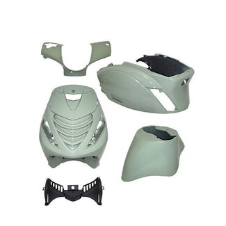 Piaggio plaatwerkset model SP EVO-2 dicht Porsche dakar shade green zip2000 groen/glans DMP 5-delig