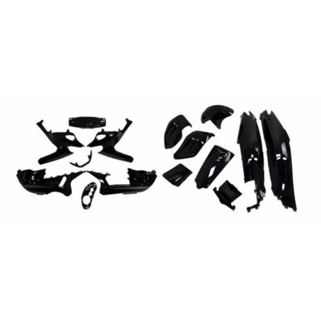 plaatwerkset runner zwart metallic DMP 15-delig