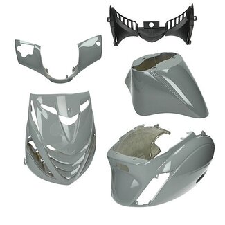 Piaggio plaatwerkset model SP EVO-1 (nardo grey) zip2000 nardo grijs glans DMP 5-delig