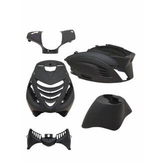 Piaggio plaatwerkset model SP RS-1 air zip2000sp zwart mat DMP 5-delig