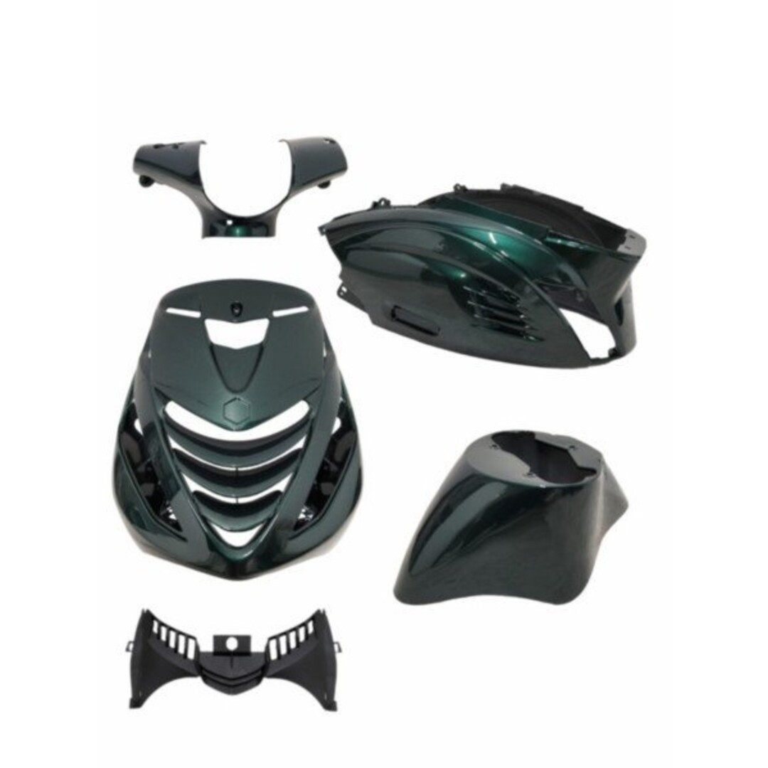 Piaggio plaatwerkset model SP RS-1 air zip2000sp jaguar groen glans DMP 5-delig