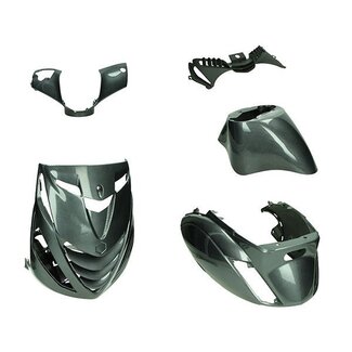 Piaggio DMP plaatwerkset SP EVO-1 carbon glans voor Piaggio Zip 2000 en Zip 100/125