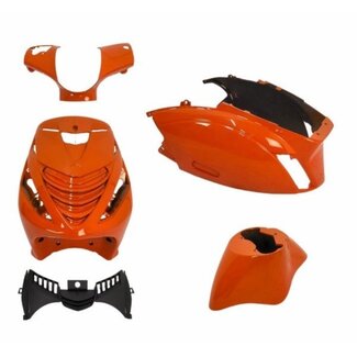 Piaggio plaatwerkset model SP EVO-2 dicht KTM GP1 orange zip2000 DMP 5-delig