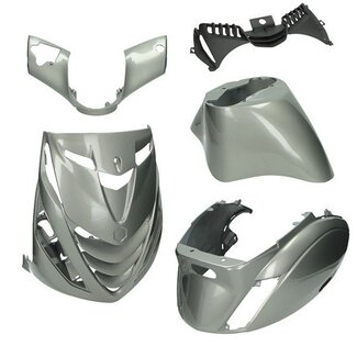 Piaggio plaatwerkset model SP EVO-1 (Porsche Antraciet-grijs) glans zip2000 DMP 5-delig