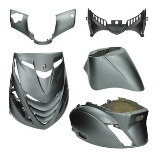 Piaggio plaatwerkset model SP EVO-1 zip2000 mat titanium DMP 5-delig