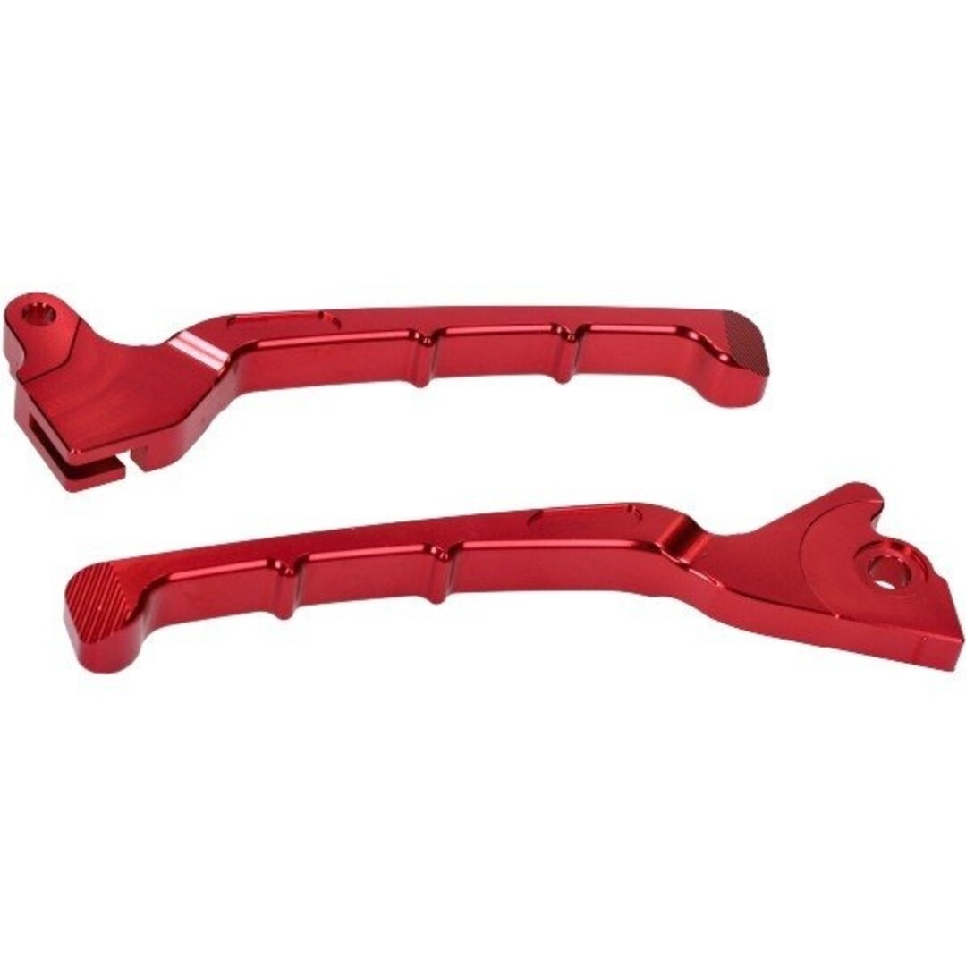 Piaggio remgreepset cnc EVO zip2000/zip4t rood DMP