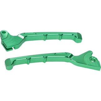 Piaggio remgreepset cnc EVO zip2000/zip4t groen DMP