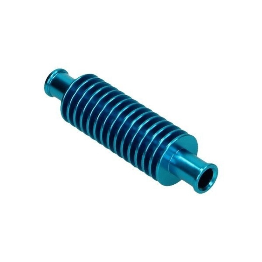 radiateurslang koelpijp aluminium bromfiets blauw DMP