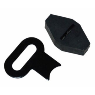 Spartamet uitlaatsteun + rubber spartamet