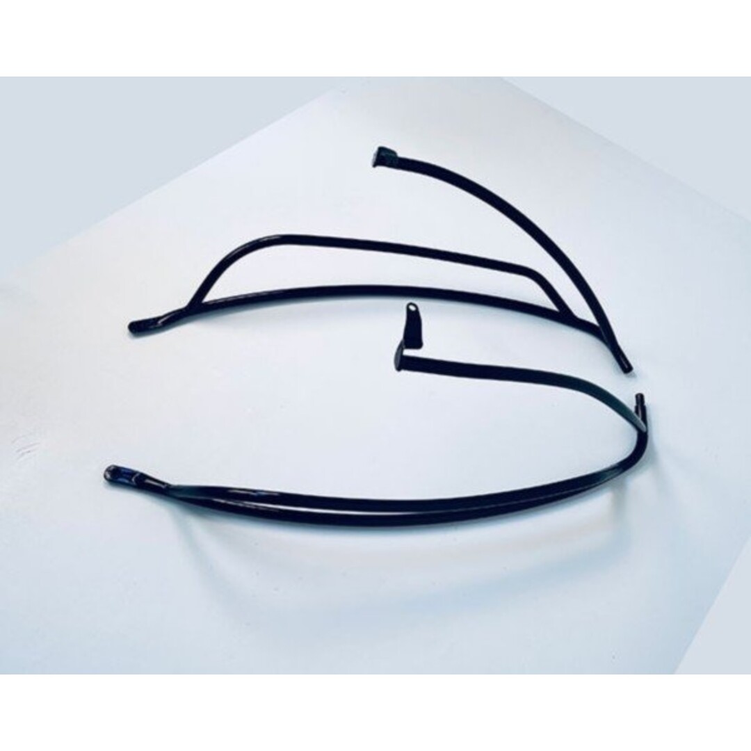 sierbeugelset achter (made in EU) First Class primav/sprin zwart hoogglans