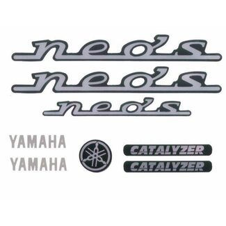 stickerset neo zwart 7-delig