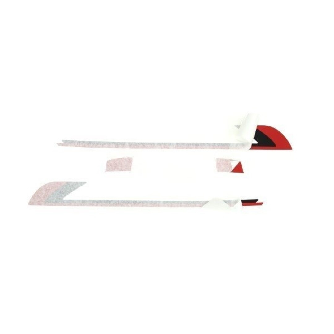 stickerset zijscherm sprint sport 4t (euro4) rood/zwart