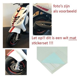 stickerset sport euro-2/4/5 AMG zip2000 wit mat 14-delig