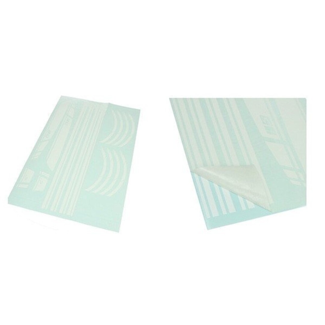 stickerset sport euro-2/4/5 AMG primav/sprin wit mat 16-delig