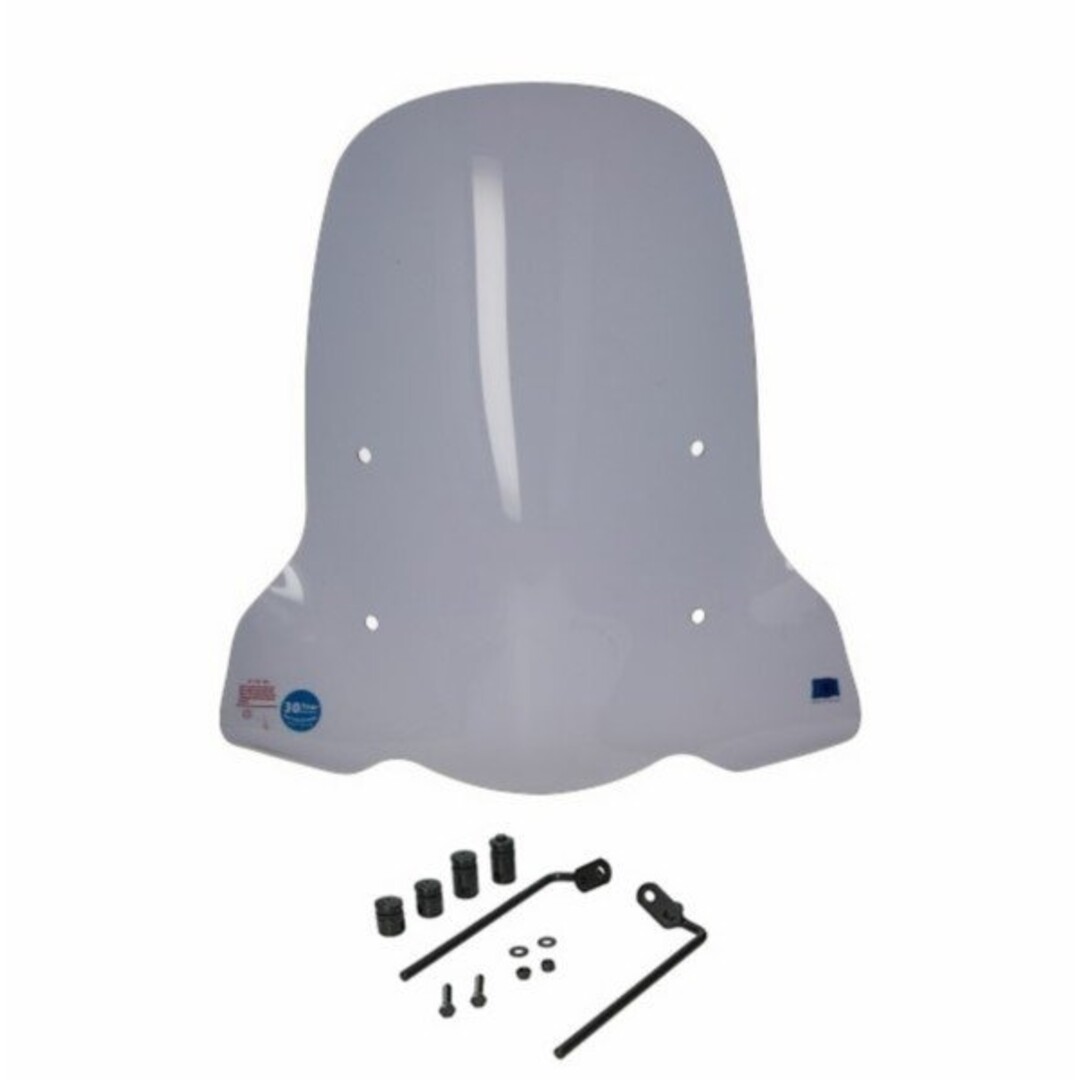 Windscherm Regia Hoog Smoke (Made in EU) inclusief Bevestigingsset - Geschikt voor E2, GTS Enzo