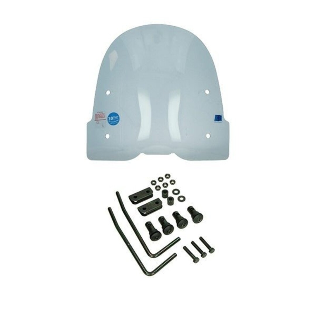 windscherm + bev. set hoog (Made in EU) sococux/Super Soco smoke Regia