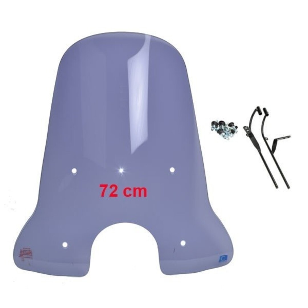 Windscherm hoog + bev. set smoke (made in EU) chi lx/ nap/ riva/ toscana/ vespel