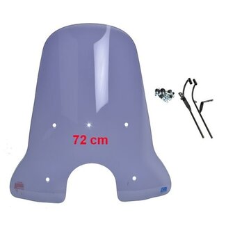 China Lx Windscherm hoog + bev. set smoke (made in EU) chi lx/ nap/ riva/ toscana/ vespel