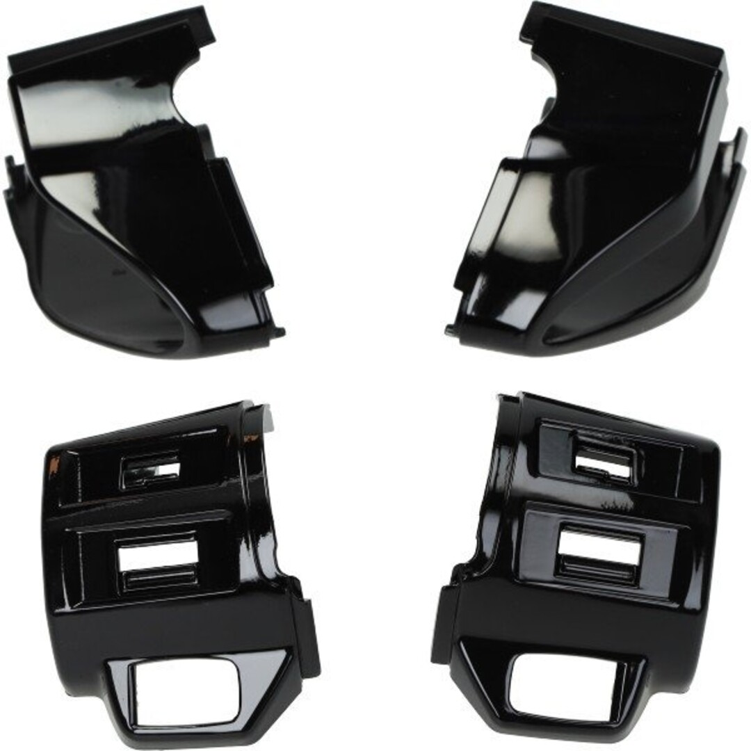 stuurschakelaar huis set v/a 2020 primav/sprin zwart glans