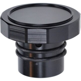 Puch Tankdop CNC zwart mat – Fast Arrow – Puch Maxi