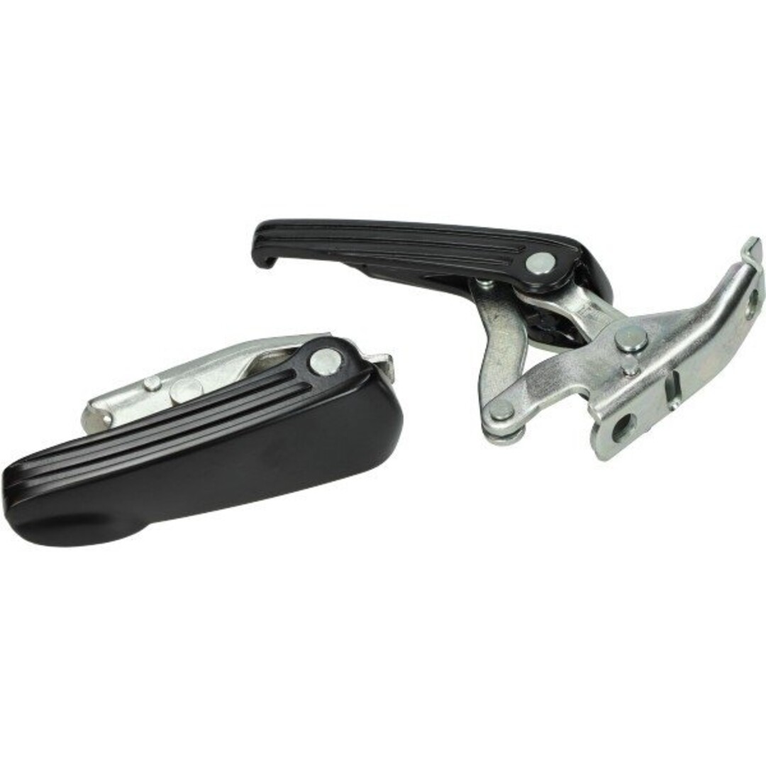 duo-voetsteunset vespa gts125/gts250/gts300cc zwart mat