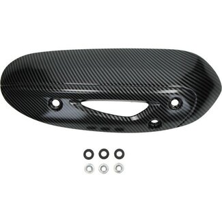 Piaggio hitteschild uitlaat euro-4/5 libIGET/zip 4t carbon