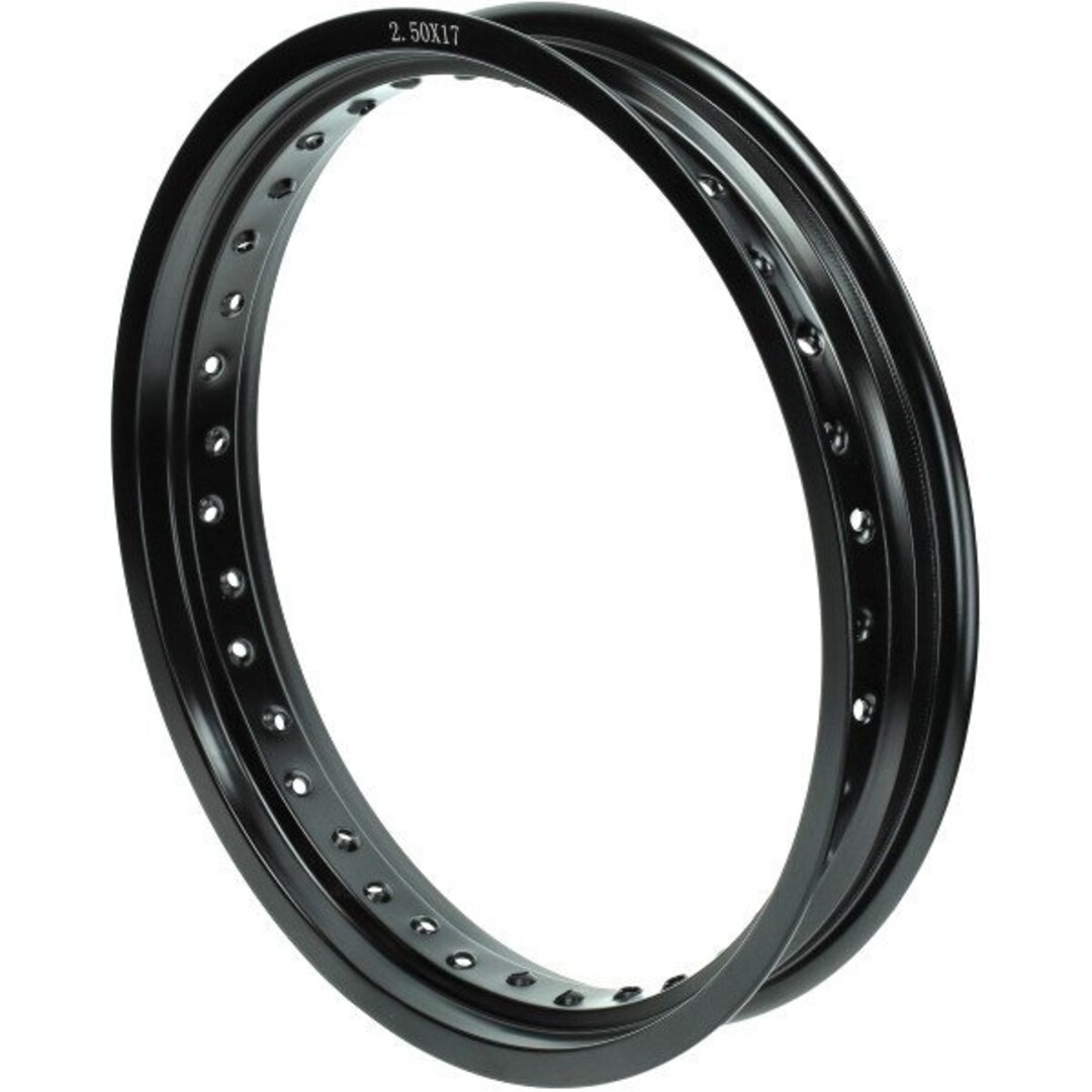 Aprilia velg spaak aluminium zwart o.a. beta/aprilia senda 2.50x17 voor