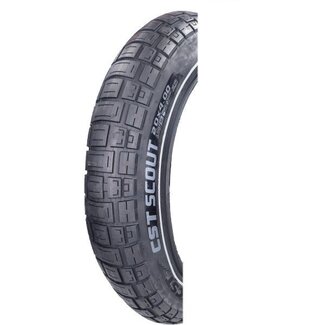CST buitenband + reflectie Scout fatbike 20x4.0 zwart CST