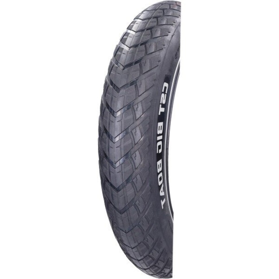 CST buitenband + reflectie Big Boat fatbike 20x4.0 zwart CST