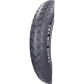 CST buitenband + reflectie Big Boat fatbike 20x4.0 zwart CST