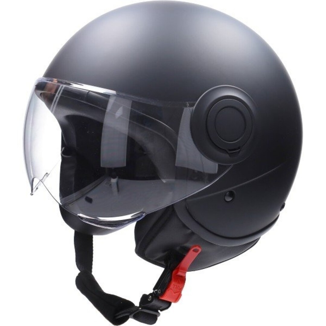 helm demi-jet E-06 keur comfort XS zwart mat/zwart CAB