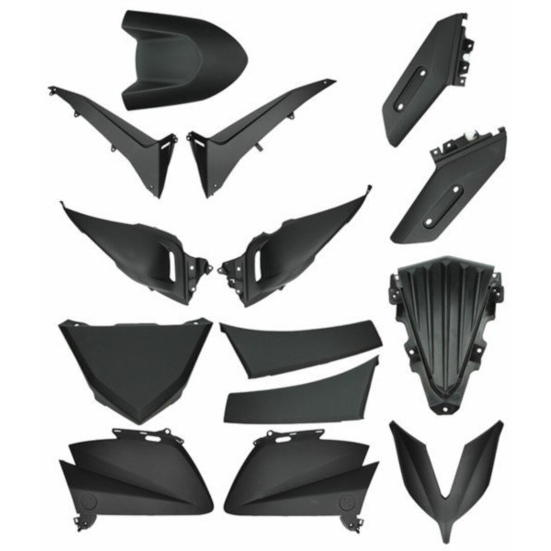 Yamaha kappenset (vanaf 2014) t-max530 zwart mat DMP 14-delig - Default