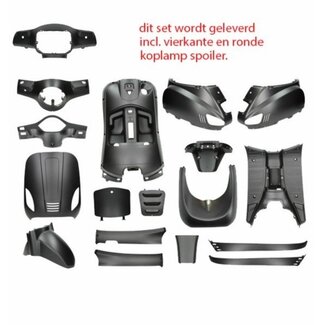 China Lx Zwarte 18-delige plaatwerkset AGM VX50(s) & China LX