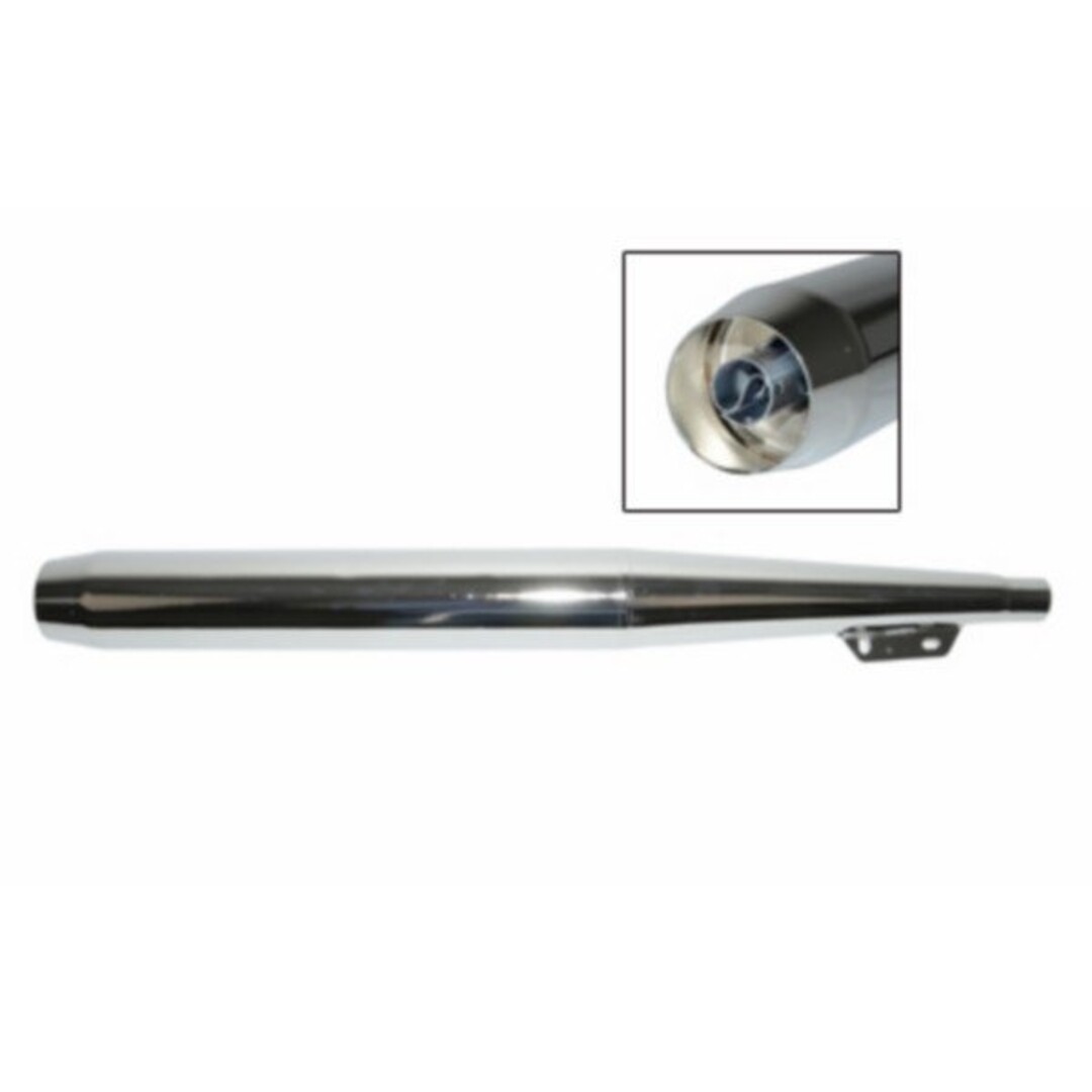 Puch uitlaat mod. std (made in EU) mv50/puch 28mm chroom