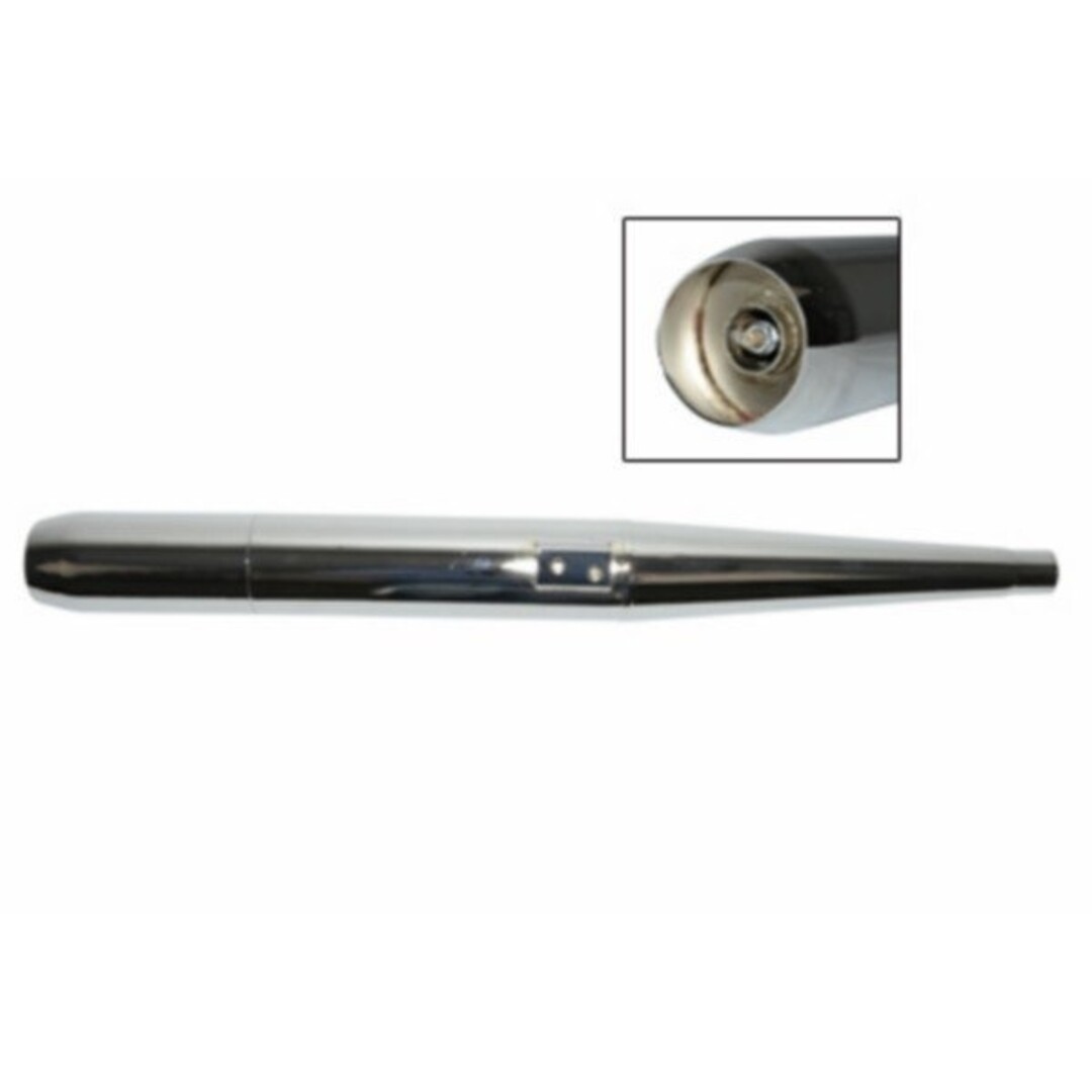 uitlaat mod. losse a-stuk (made in EU) kreidler 28mm chroom