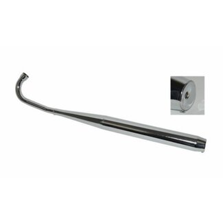 Zündapp  uitlaat cpl fluister dubbele knik zundapp 36/32mm chroom - Default