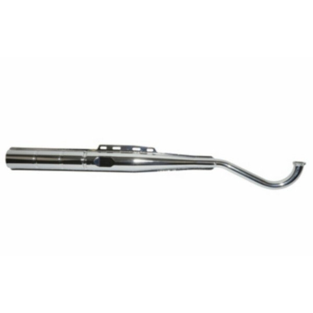 Uitlaat Compleet Chroom 28mm – Mod. Origineel Snel – Puch Maxi (Made in EU)