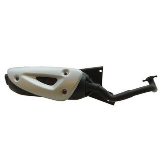 Peugeot uitlaat cpl mod. std straight 25km (made in EU) lud/spf3/viva>08 zwart tecno
