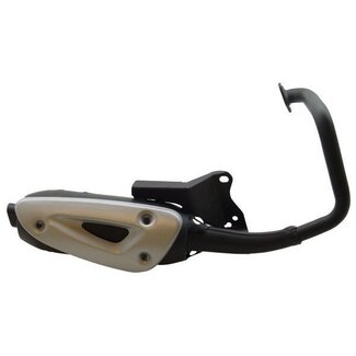 Peugeot uitlaat cpl mod. std straight 25km (made in EU) viva zwart tecno