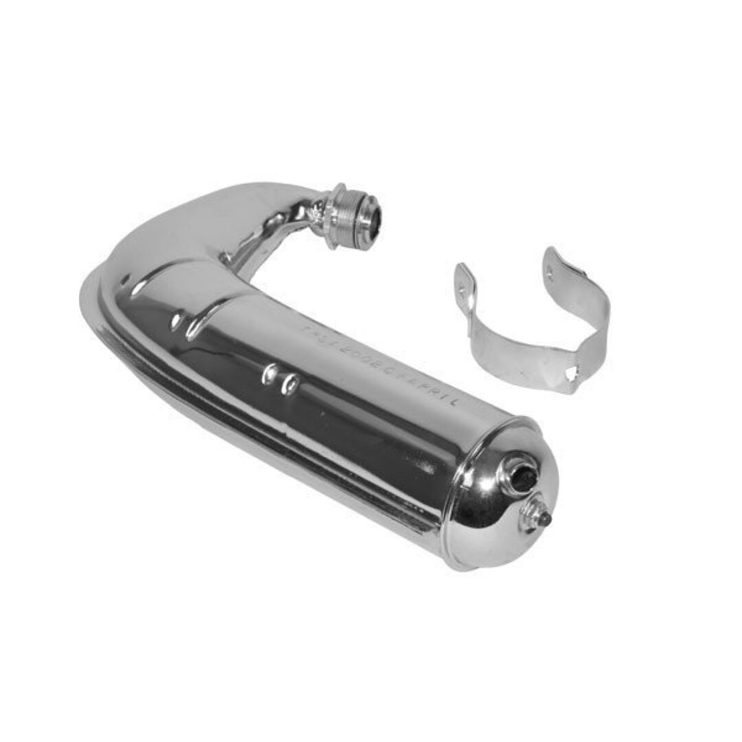 uitlaat (made in EU) mobilette chroom 88