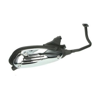 China Lx Uitlaat voor AGM VX50, BTC Riva 50cc 4 Takt (1 Schokbreker)