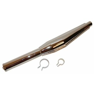 uitlaat cross (made in EU) kreid/zun 28mm chroom