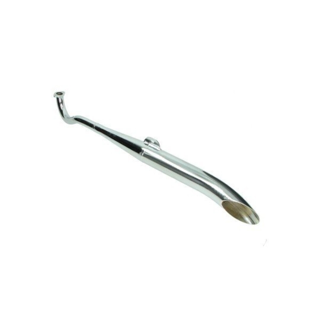 Puch uitlaat (made in EU) side pipe maxi/puch chroom