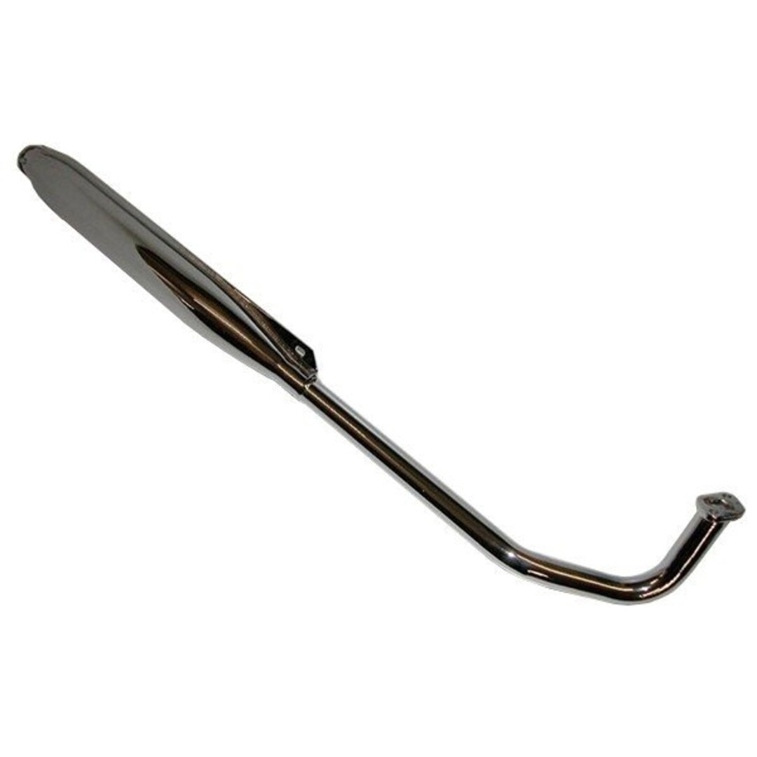 uitlaat cpl mod. orig speedy (made in EU) funt/rev ts/you chroom